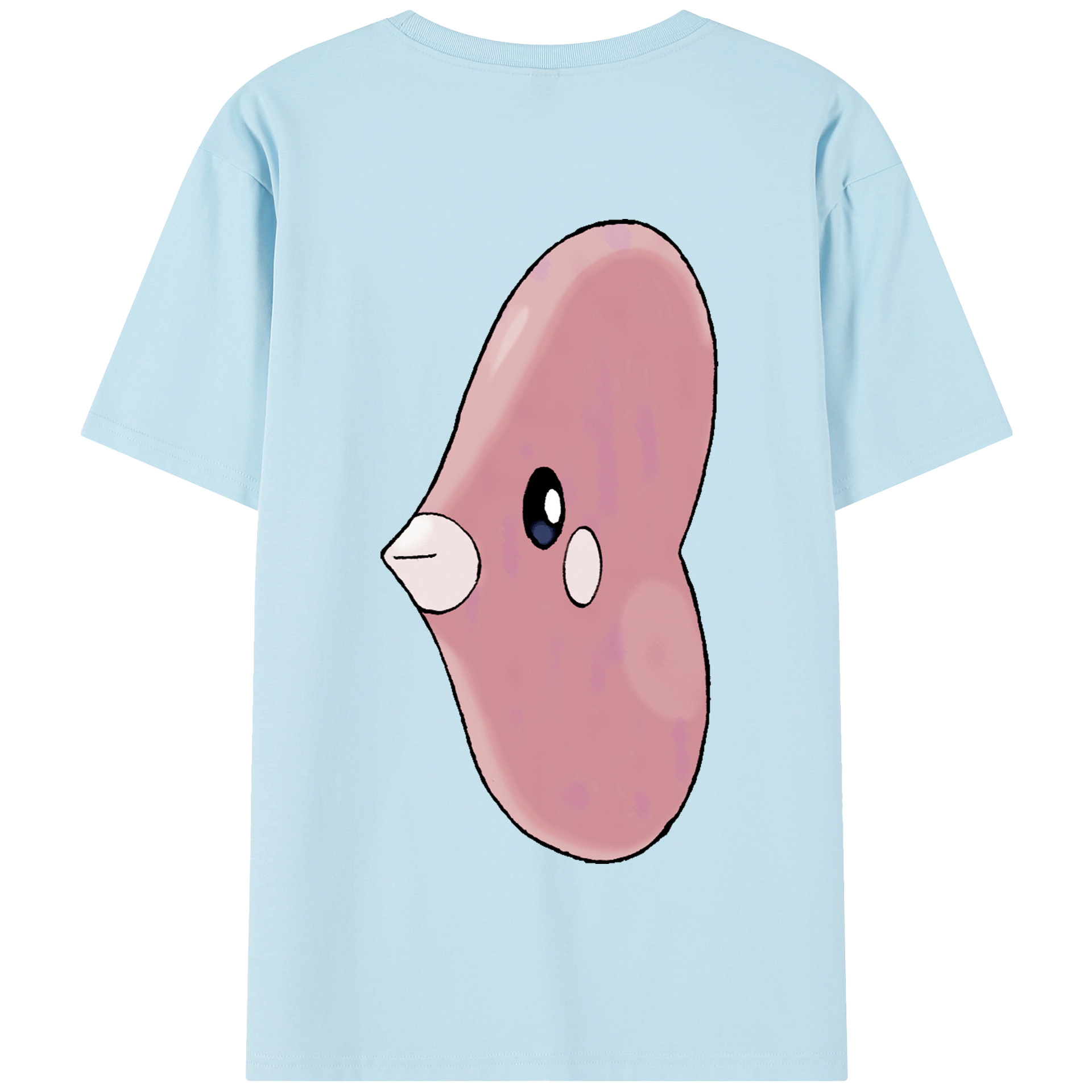 （画像用） ポケットモンスター Pokémon 綿100％半袖Tシャツ（背面プリント）